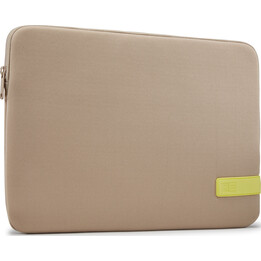 Case Logic 4699 Reflect Laptop-Hülle 15,6" REFPC-116 Plaza Taupe/Sun-Lime