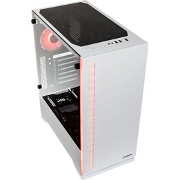 Zalman S5 ATX blanco, ventilador RGB + ventilador, T/G