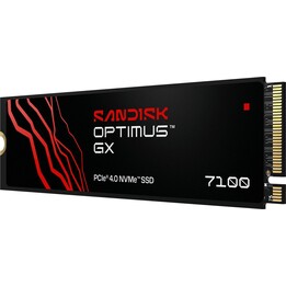 SSD|SANDISK|Classificação TBW de 1200x|MTBF 1750000 h|Velocidade de leitura 7250 MB/s|Velocidade de gravação 6900 MB/s|NVMe Sim|