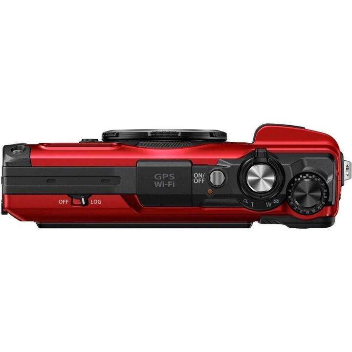 Câmara compacta Olympus Tough Om System V110030RU000, tamanho 7, vermelha