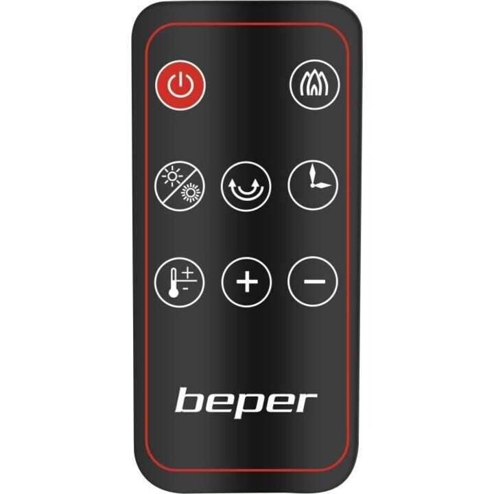 Beper P203TER001 aquecedor cerâmico de torre 2000W preto