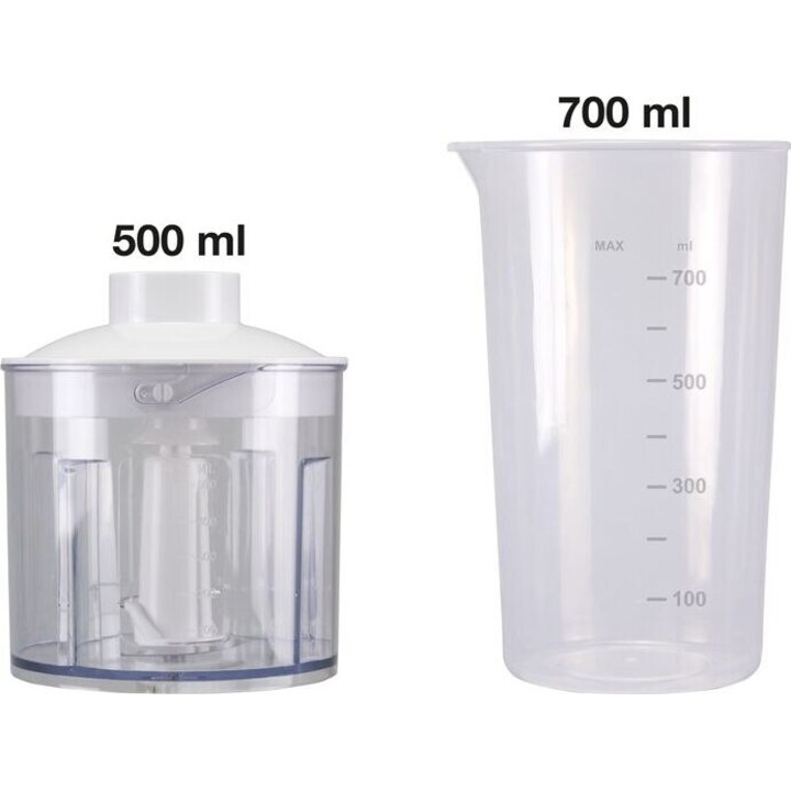 Beper P102FRU200 4-in-1 hand blender set white and blue
