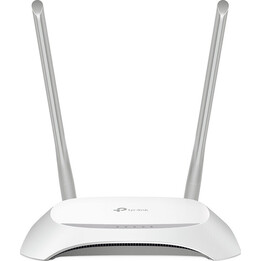 TP-Link TL-WR850N WLAN-Router Schnelles Ethernet Einzelband (2,4GHz) Grau, Weiß