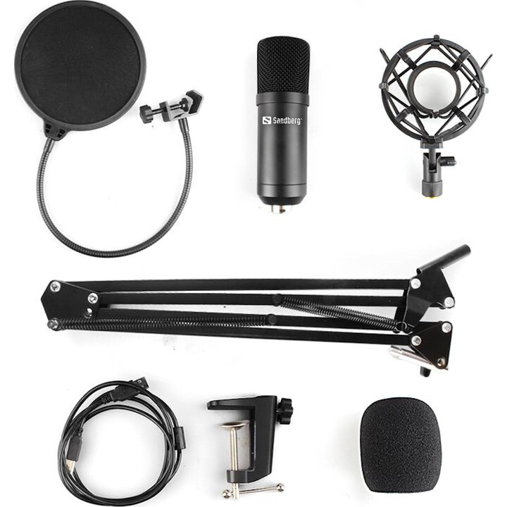 Kit microfono USB Sandberg 126-07 Streamer