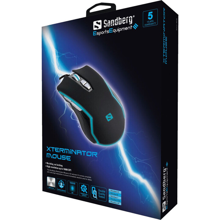 Mouse Sandberg 640-08 Xterminator 10000 DPI