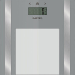 Bilancia analizzatrice in vetro ultra sottile Salter 9158 SV3R, colore argento.