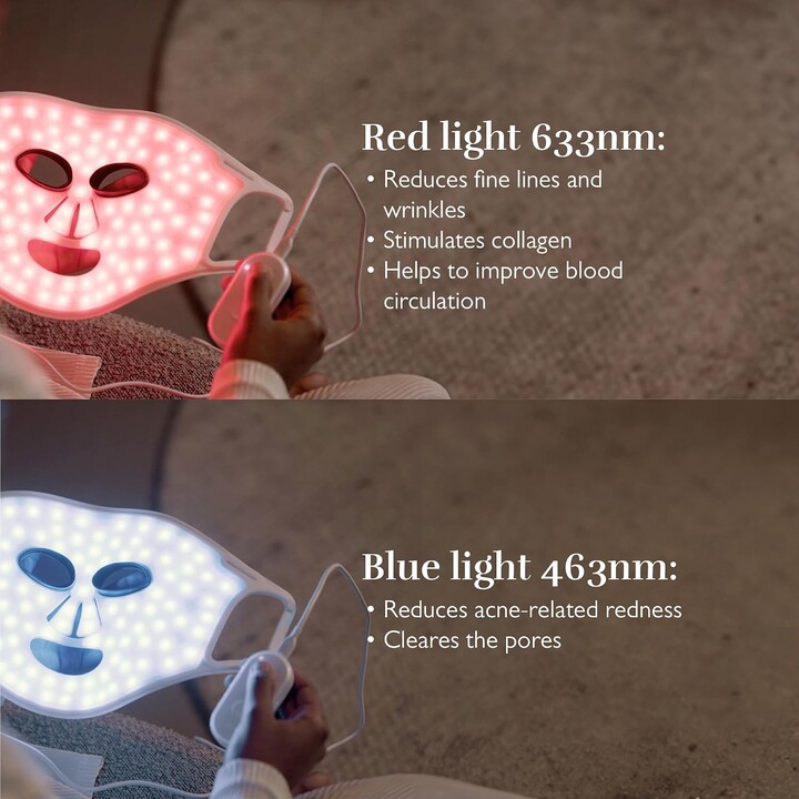 Silk'n FLM100PE1001 masque facial LED 100 blanc