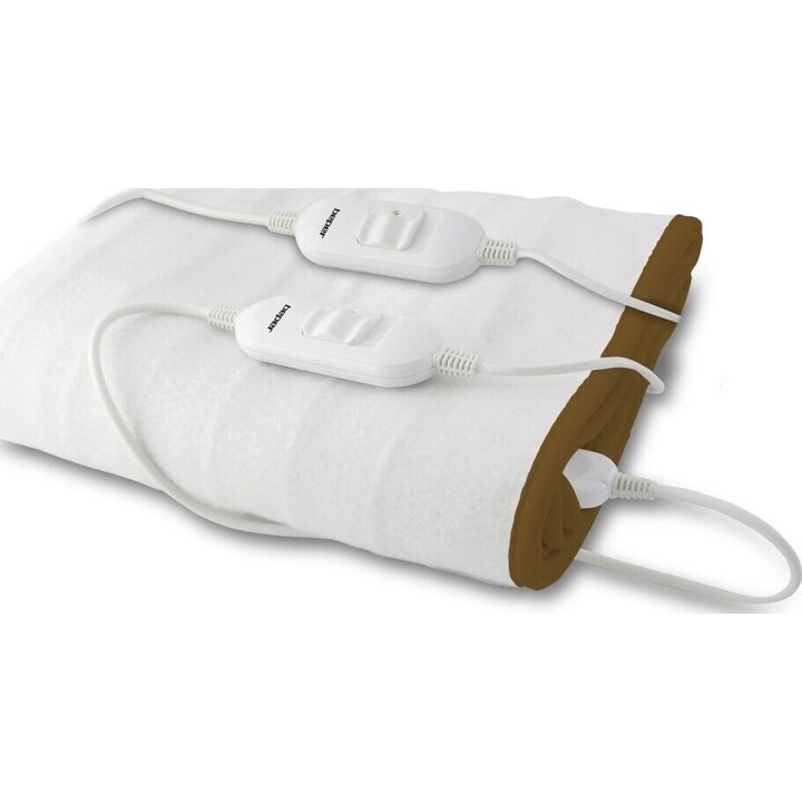Beper P203TFO110 couverture chauffante double blanche