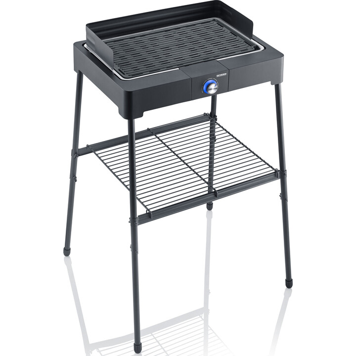 Severin PG 8568 barbecue électrique sur pieds noir