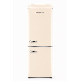 Frigorífico Retro Ravanson LKK-315RM 597 mm x 707 mm x 1943 mm | 315 litros | Total sin escarcha | clase E | color crema