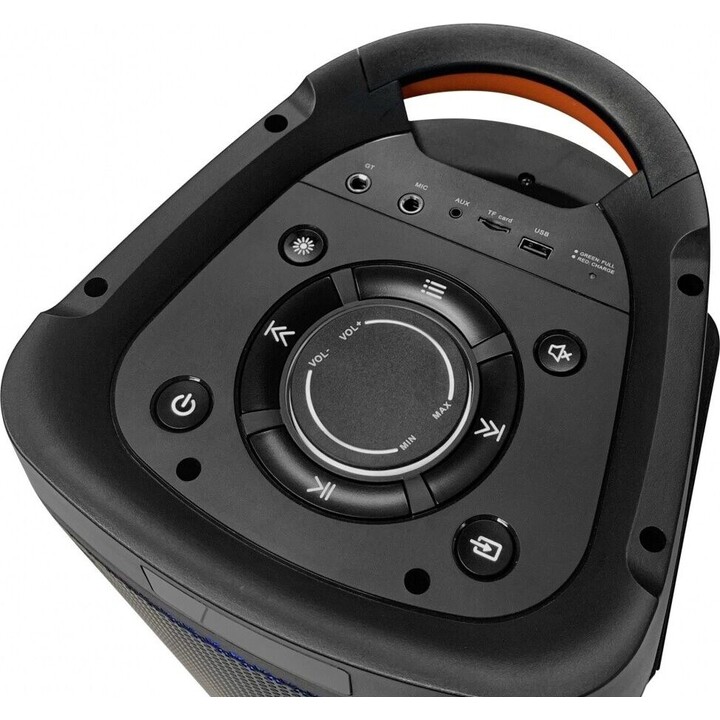 Blaupunkt PB06DB coluna partybox Bluetooth karaokê preta