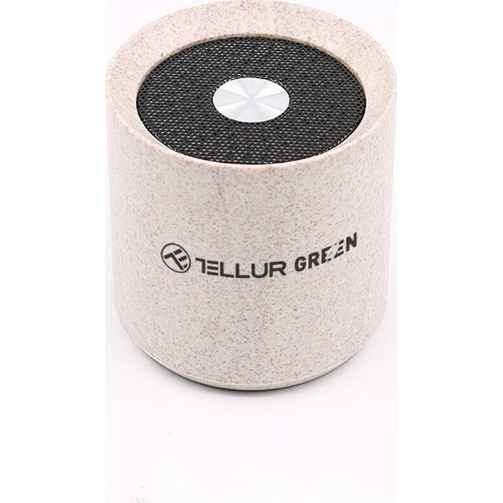 Enceinte Bluetooth Tellur Verte 3W Crème