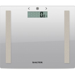 Balance de salle de bain compacte en verre Salter 9113 SV3RAREU16 - Argent