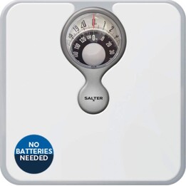 Báscula mecánica compacta para baño Salter 484 WFEU12 con lupa