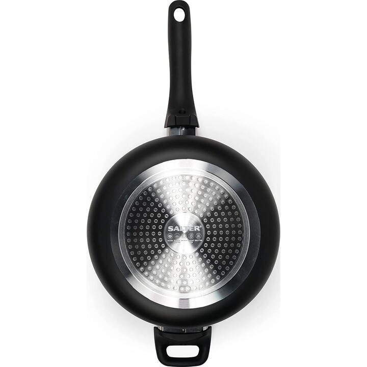 Conjunto de 4 panelas empilháveis Russell Hobbs RH01840EU7 com acabamento em mármore metálico