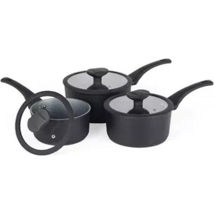 Ensemble de 3 casseroles hautes Crystaltech Russell Hobbs RH02131EU7