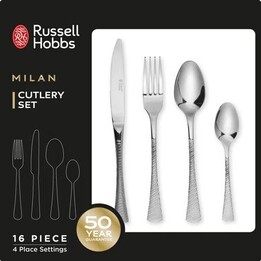 Russell Hobbs RH02229EU7 Ensemble de couverts Milan 16 pièces