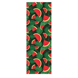 Classic GreenBlue GB183 beechwood sun lounger with watermelon print