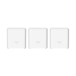 Tenda MX3 (pacote com 3) Dual band (2,4 GHz / 5 GHz) Wi-Fi 6 (802.11ax) Branco 1 Interno