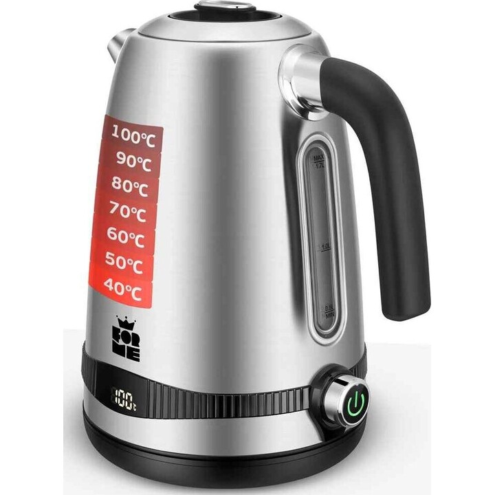 ForMe FKS-817 bouilloire électrique acier inox noir