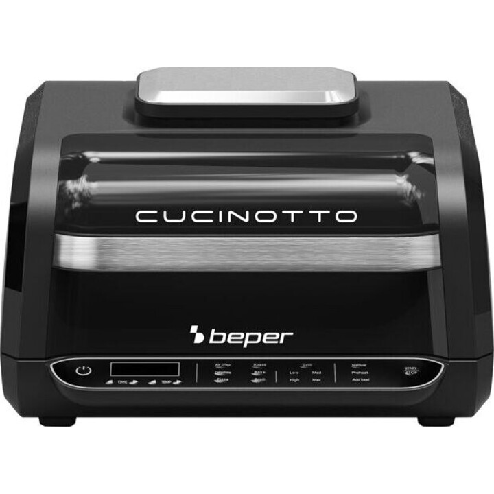 Beper Cucinotto P101FRI080 friggitrice e griglia ad aria multifunzione nera
