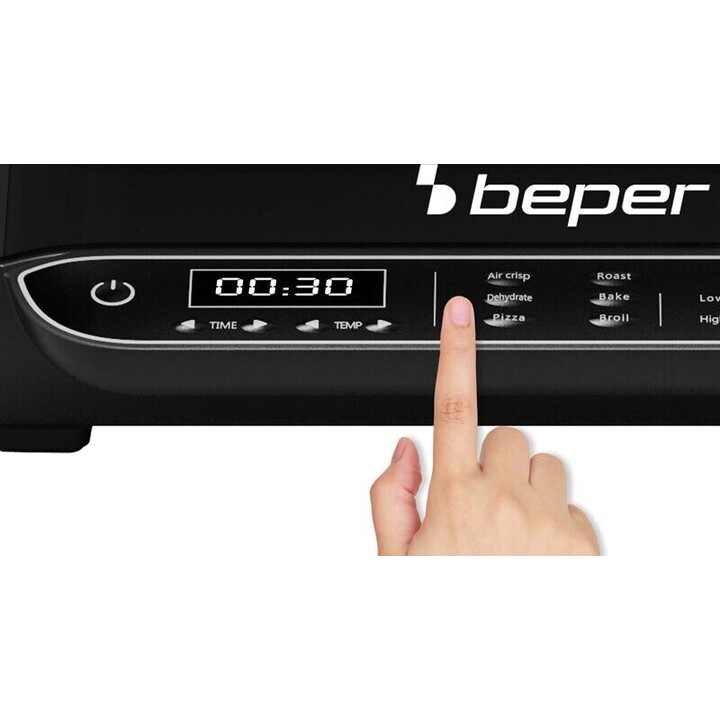 Beper Cucinotto P101FRI080 friggitrice e griglia ad aria multifunzione nera