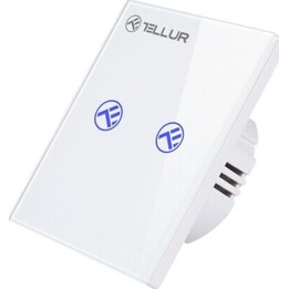 Switch Wi-Fi inteligente Tellur, SS2N, 2 portas, 1800 W, 10 A