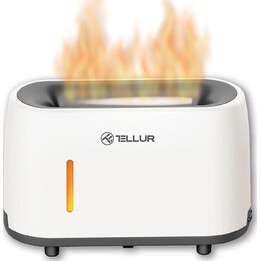 Difusor de aromas Tellur Flame 240ml, 12 horas, controle remoto, branco