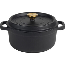 Panela de ferro fundido Russell Hobbs RH02524BEU7, 24 cm, preta
