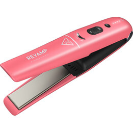 Plancha de pelo compacta inalámbrica de cerámica Revamp ST-1700PK-EB Progloss Liberate, color rosa.