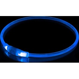 Coleira LED KABB para cães e gatos, azul