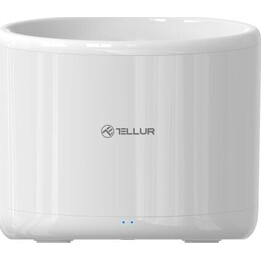 Distributore d'acqua intelligente per animali domestici Tellur con Wi-Fi, 2 litri, bianco
