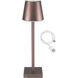 Lámpara de mesa recargable Beper P201UTP103 | Táctil, IPX4, 2W