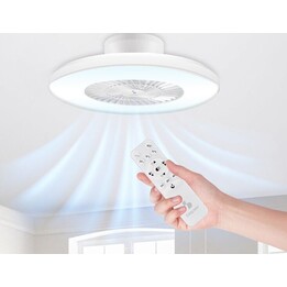 Beper P206VEN650 Deckenventilator mit LED, 60 cm, Fernbedienung,…