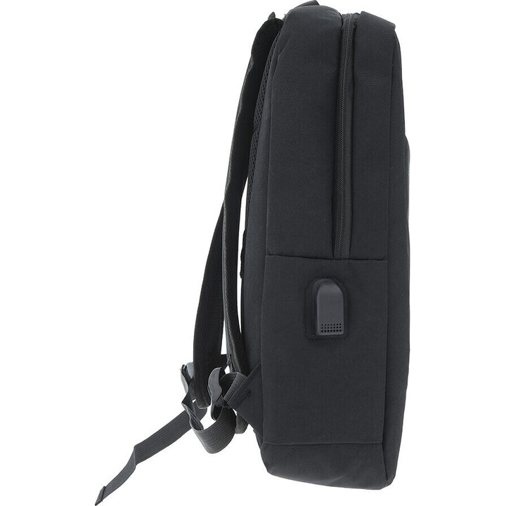 Tellur 15,6 Notebook-Rucksack Nomad mit USB-Anschluss, Schwarz