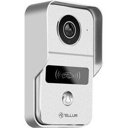 Tellur Smart WiFi Video-Türklingel 1080P, Entriegelungsfunktion, Innenklingel, grau