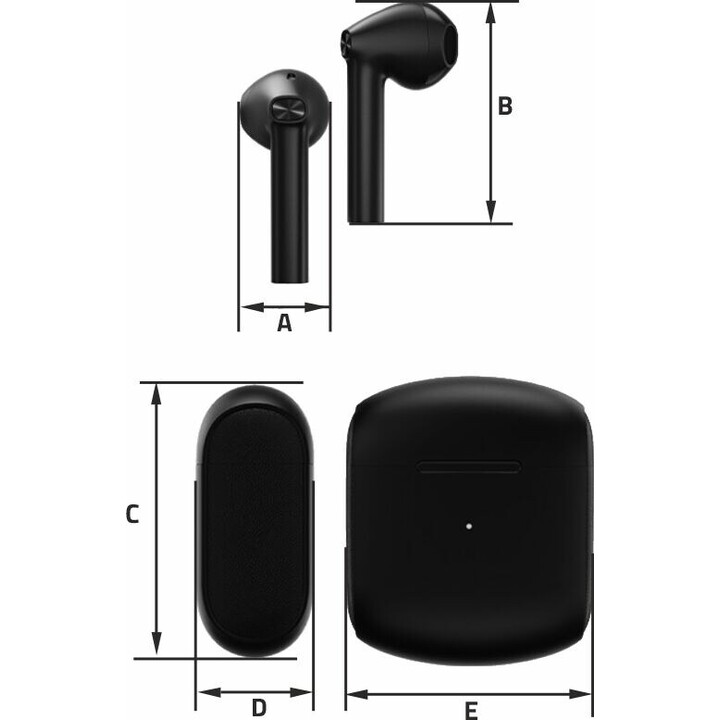 Manta MTWS010B Rytmo X TWS Noir