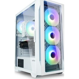 Zalman I3 NEO TG Blanc, ventilateur RGB x4