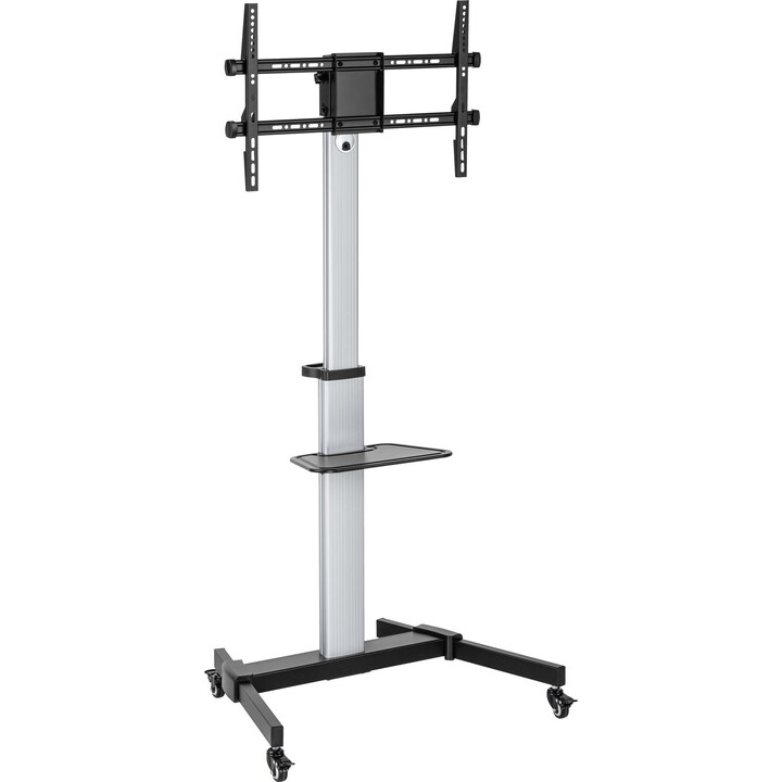 Sbox FS-444 soporte móvil de suelo para TV LCD/LED negro/plata