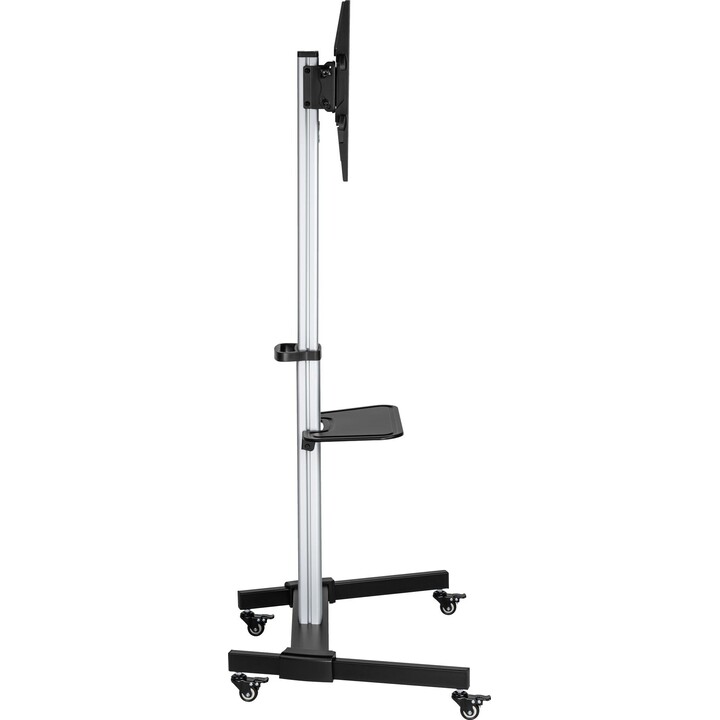 Sbox FS-444 soporte móvil de suelo para TV LCD/LED negro/plata