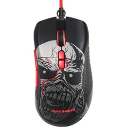 Subsonic Iron Maiden Mouse Piece of Mind rato gaming preto