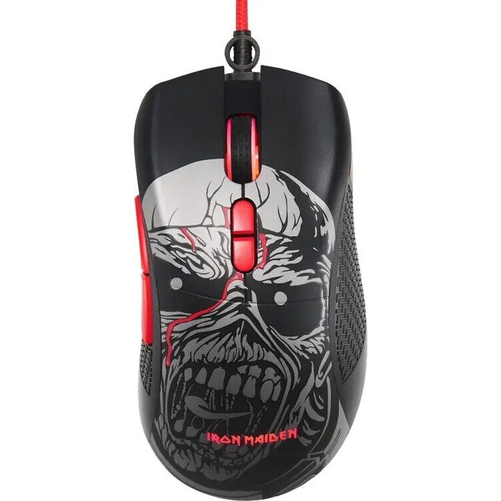 Subsonic Iron Maiden Mouse Piece of Mind mouse da gaming nero