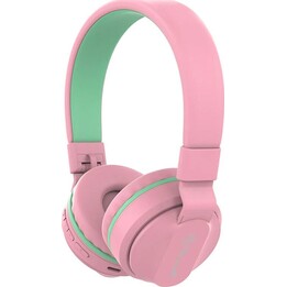 Casque audio Bluetooth supra-auriculaire Tellur Buddy rose