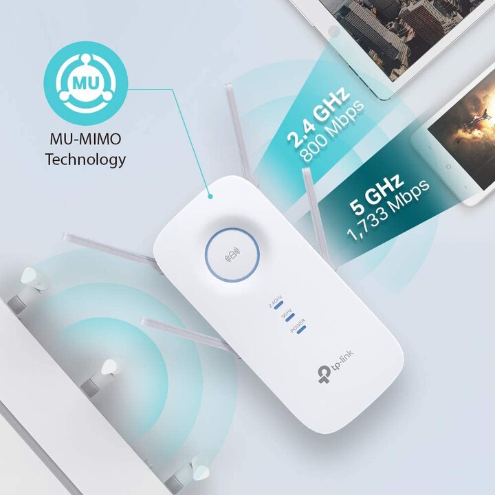 TP-LINK RE650 AC2600 Repetidor Blanco