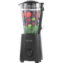 Petra PT5531MBLKVDE Glaskrug für Mixer, schwarz
