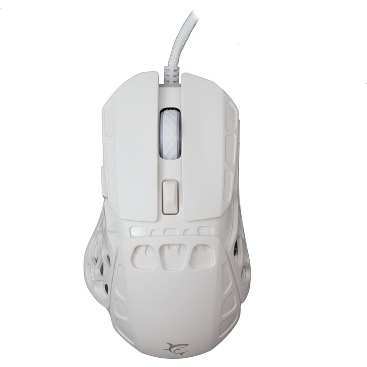 White Shark ECTOR GM-5016 souris gaming USB RGB blanche