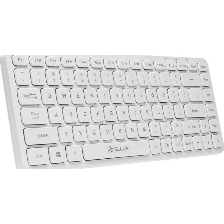 Tellur Mini Wireless Keyboard White