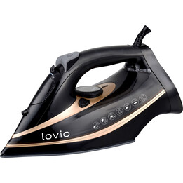 Lovio LVSA001 ferro da stiro a vapore manuale ceramica nero