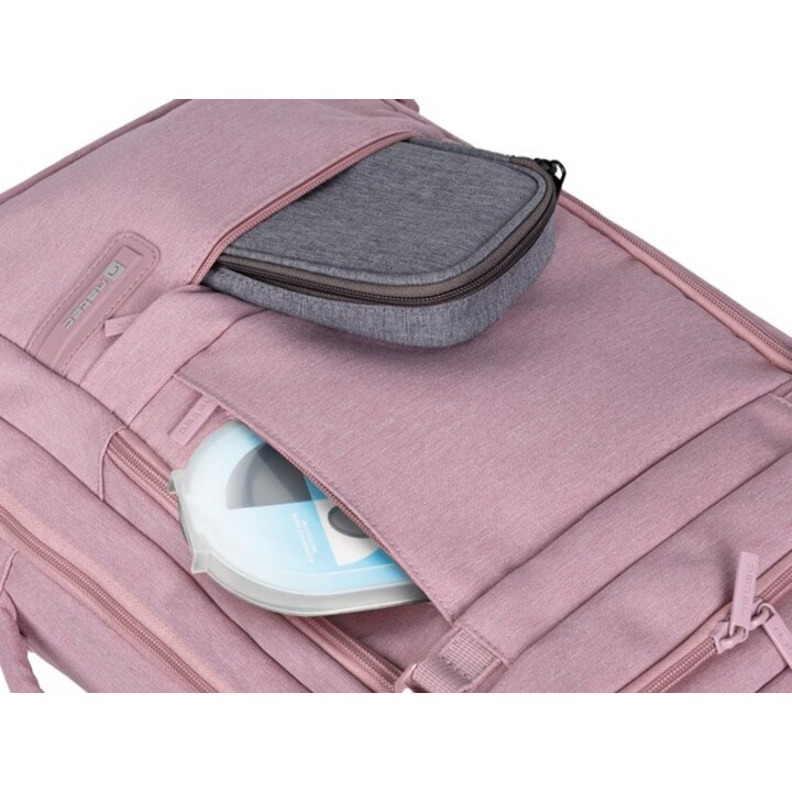 Sac à dos pour ordinateur portable Natec Camel Lite rose 15,6" 19 L