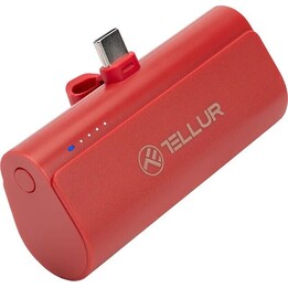 Bateria externa Tellur PD202 5000mAh vermelha